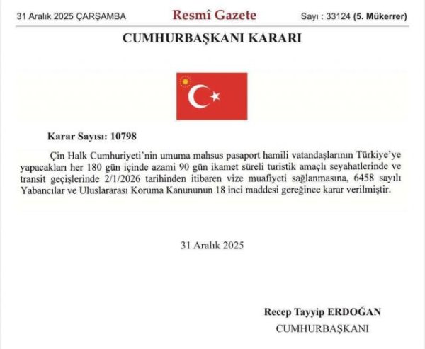 配资股市 土耳其宣布对持普通护照中国公民免签