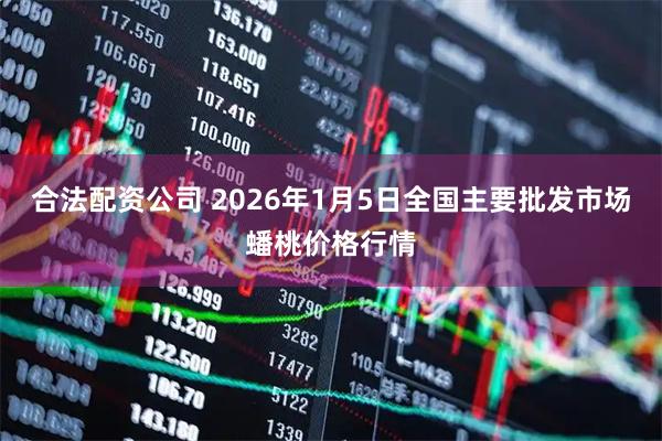 合法配资公司 2026年1月5日全国主要批发市场蟠桃价格行情